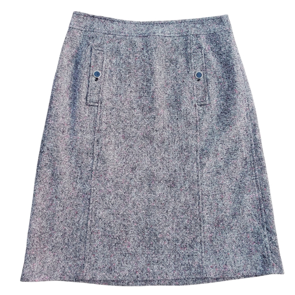Talbots Women's Size 8 Wool Blend Tweed Skirt